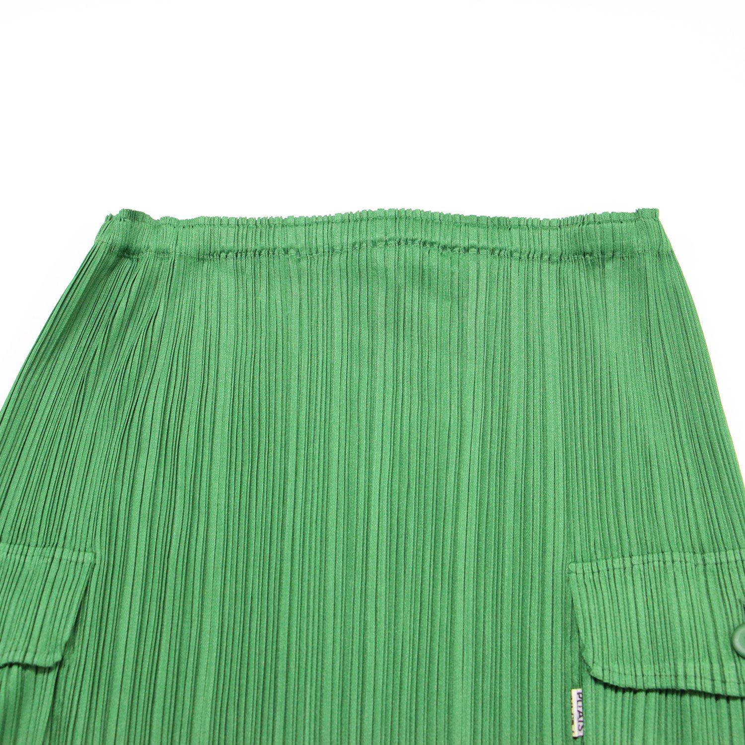 PLEATS PLEASE プリーツスカート グリーン 美品】PLEATS PLEASE プリーツプリーズ スカート グリーン サイズ:4(XL