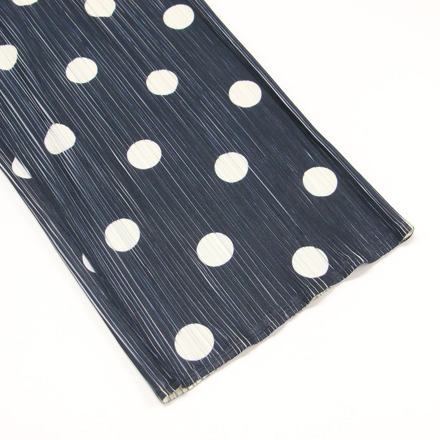 PLEATS PLEASE プリーツプリーズ パンツ ネイビー ホワイト 白紺