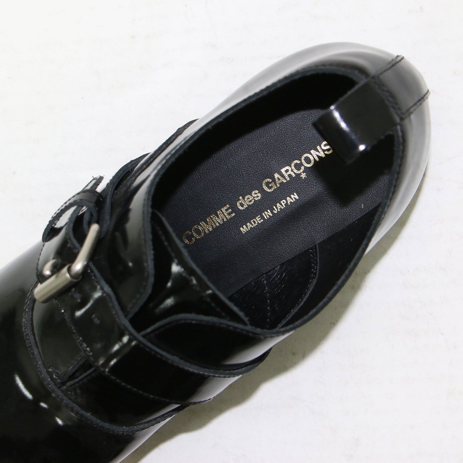 美品 コムデギャルソン コムコム ストラップシューズ レインシューズ