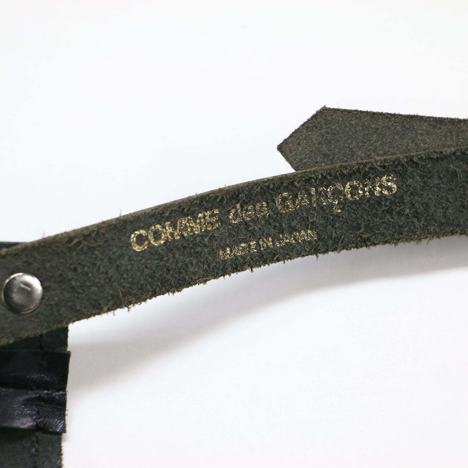 COMME des GARCONS コムデギャルソン ブラック 黒 サイズ:FREE | レザー ショルダーベルト GE-K303 / たすき掛け バックル 牛革 | 日本製 ブランド ファッション アイテム 小物【レディース】【中古】 COMME des GARCONS コムデギャルソン ブラック 黒 サイズ:FREE