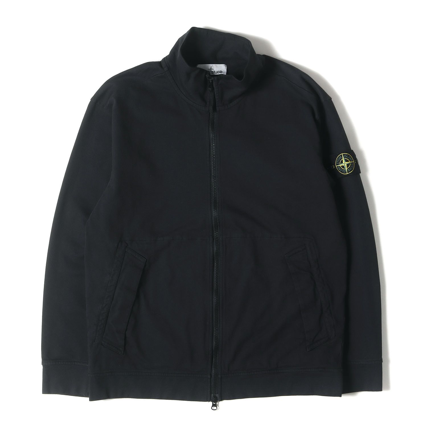 美品‼️STONE ISLAND ブラック ダブルジップ スウェット L STONE 
