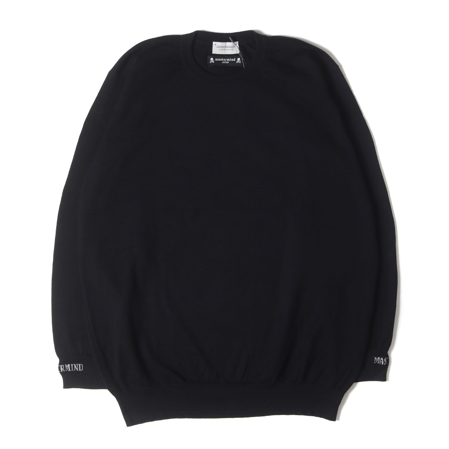 美品】JOHN SMEDLEY ジョンスメドレー ニット ブラック 黒 サイズ:L 