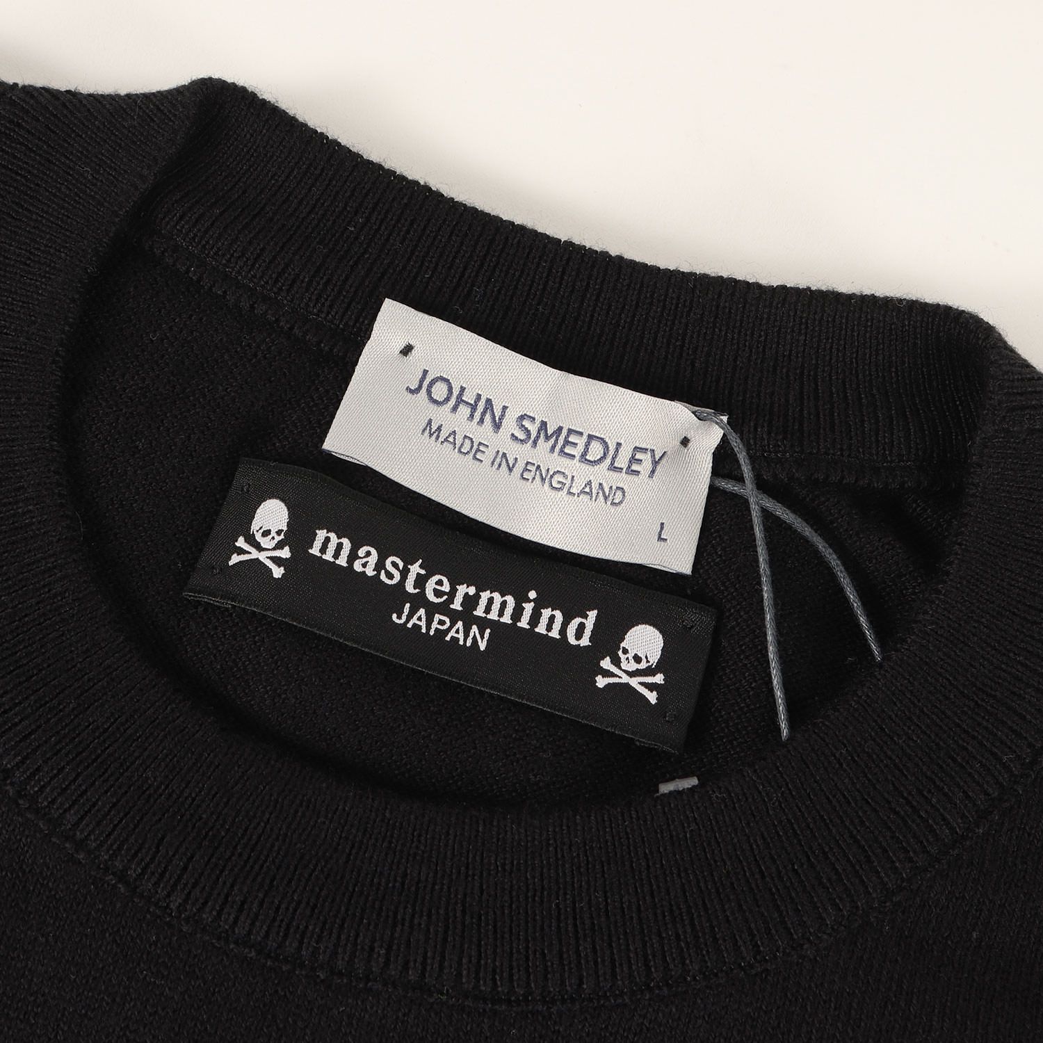 美品】JOHN SMEDLEY ジョンスメドレー ニット ブラック 黒 サイズ:L 