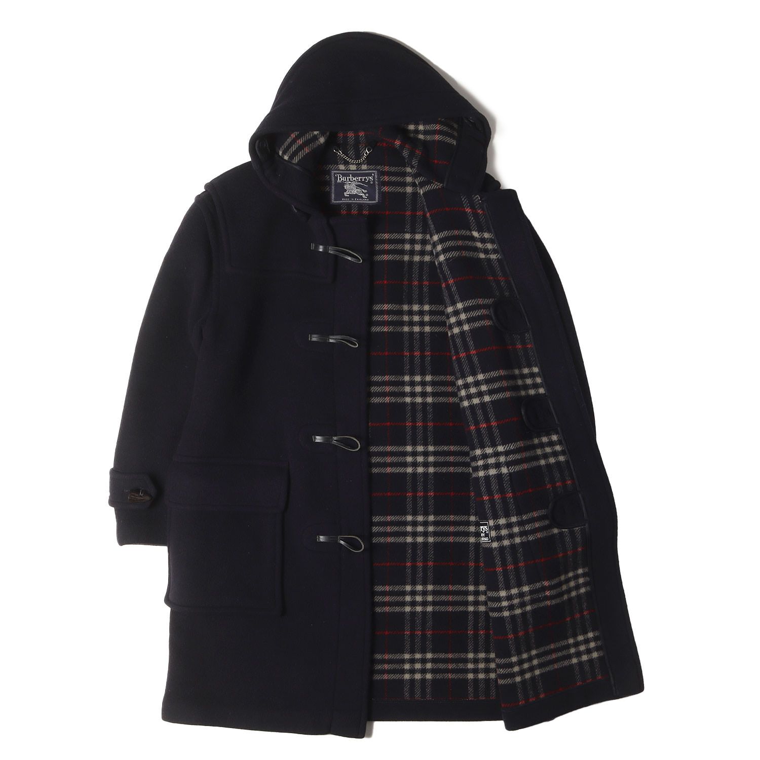 BURBERRY バーバリー コート ネイビー 紺 | 90s - 00s 裏地チェック