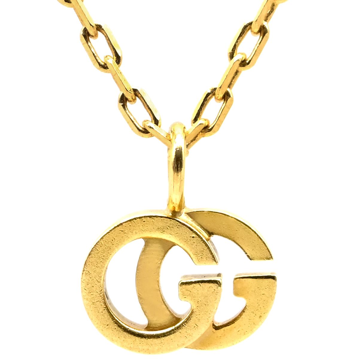 グッチ GUCCI ネックレス イエローゴールド Gucci Au750 K18 GG ロゴ