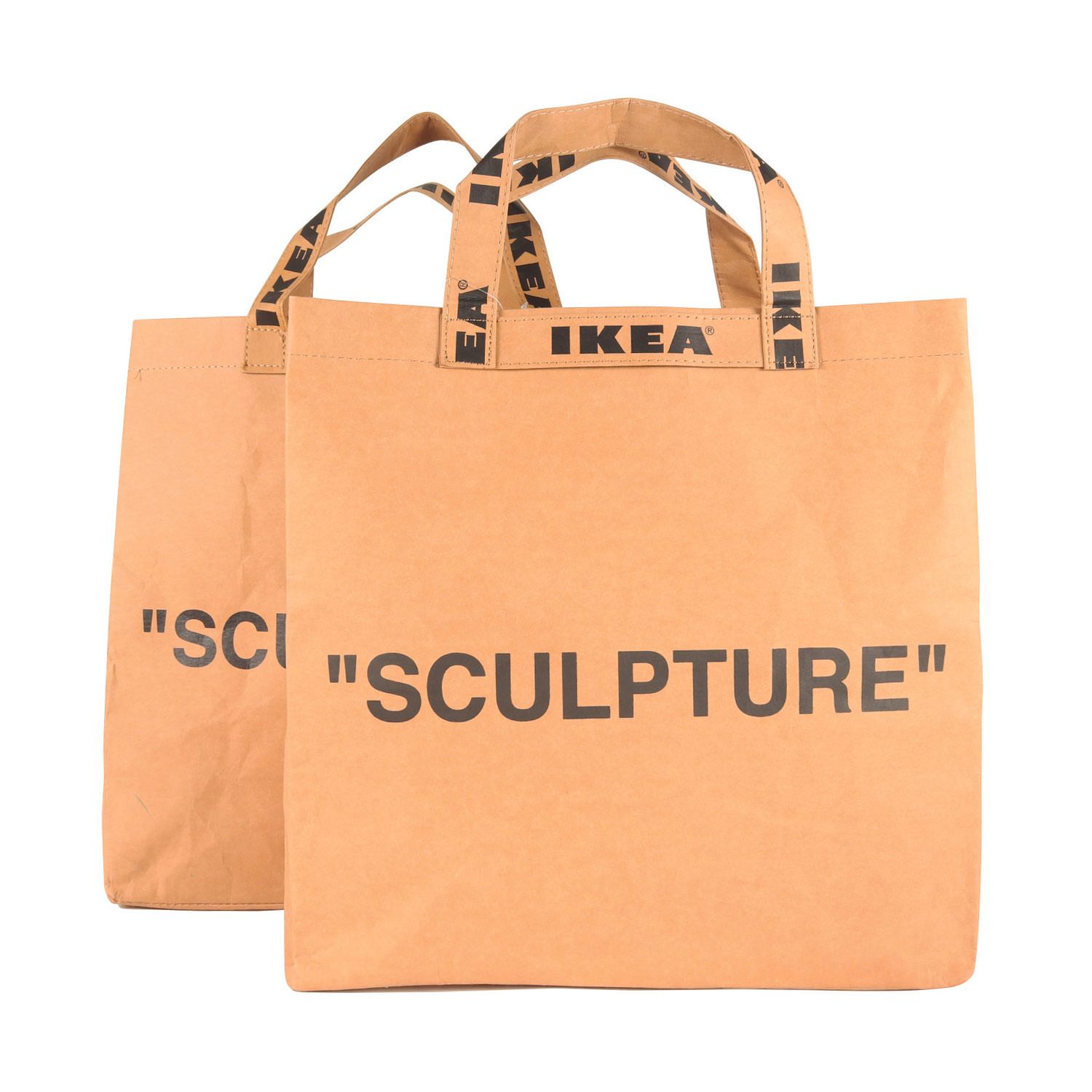新品】OFF-WHITE オフホワイト バッグ ベージュ系 | ×IKEA トート 