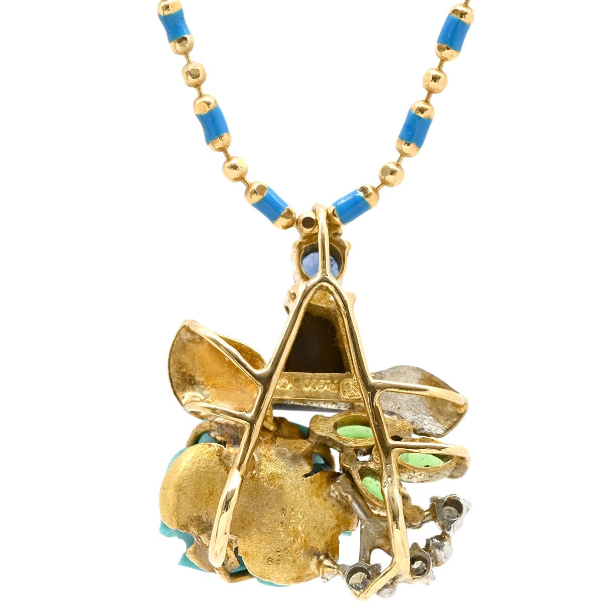 Mari yamamoto ネックレス 山本真理 MARI YAMAMOTO ネックレス ゴールド×マルチカラー K18YG