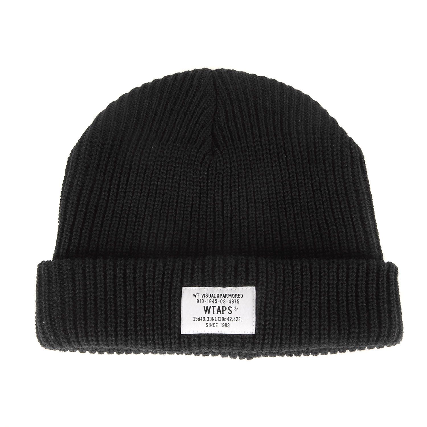 美品】WTAPS ダブルタップス ニットキャップ ブラック 黒 | 23AW