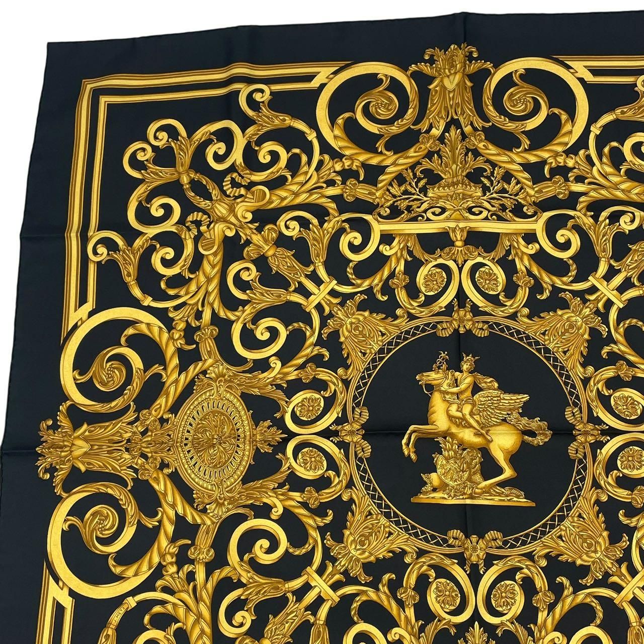 新品同様 HERMES エルメス スカーフ カレ90 LES TUILERIES