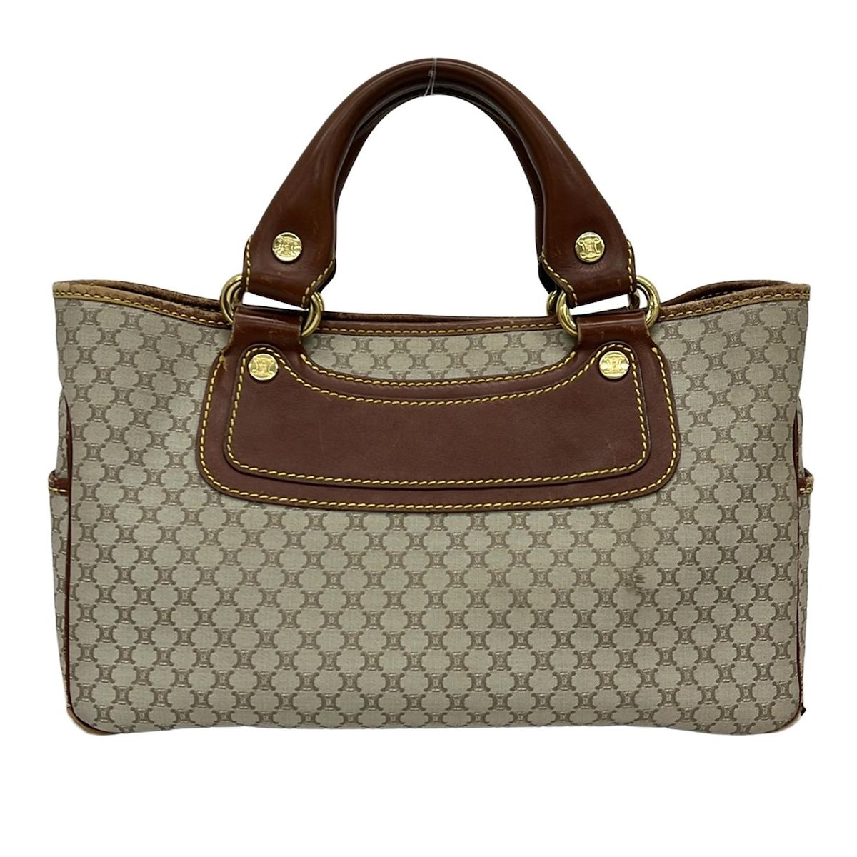 CELINE(セリーヌ) トートバッグ マカダム柄,ブギーバッグ グレー