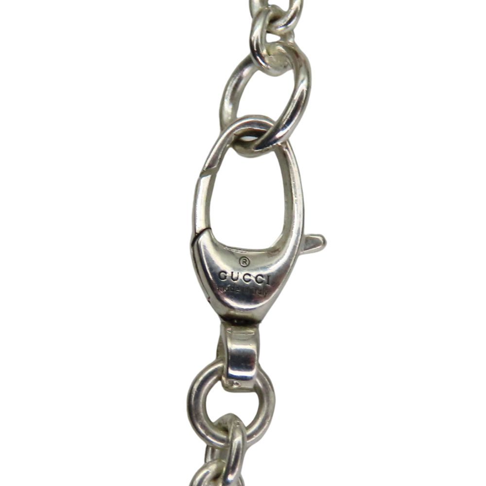中古】GUCCI グッチ ネックレス インターロッキング Gペンダント 約25g