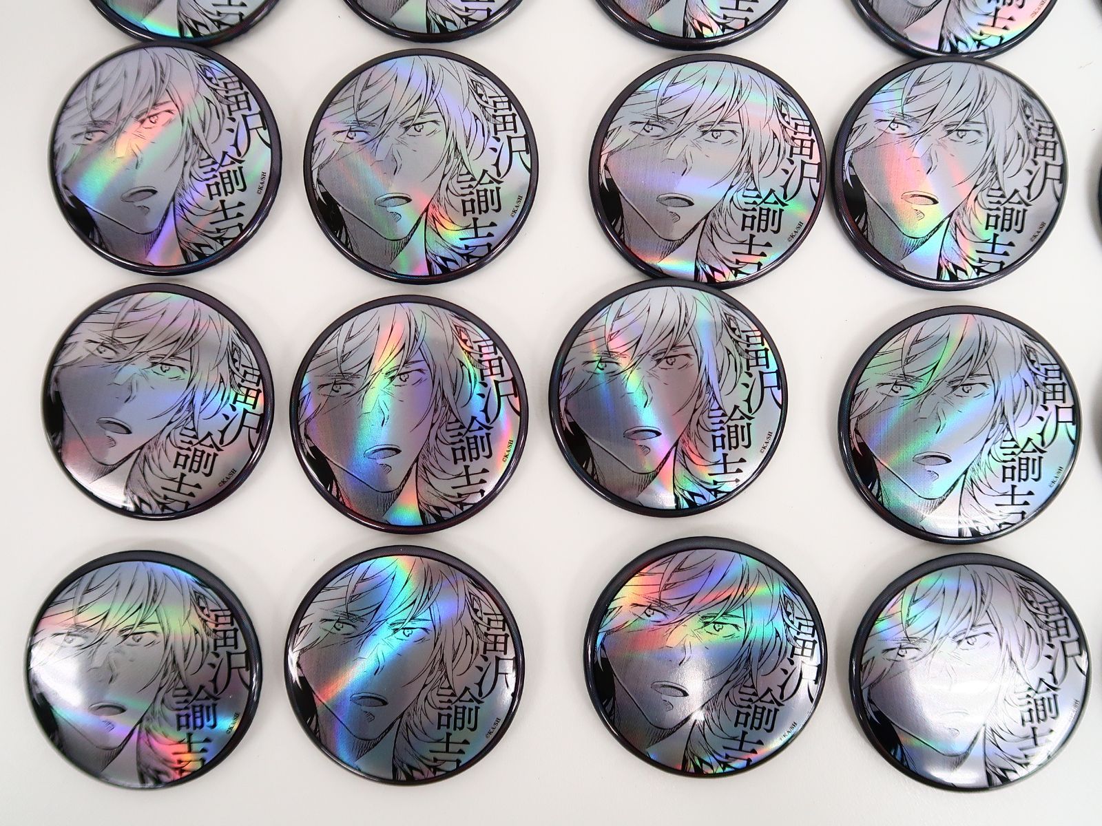 文豪ストレイドッグス　ホログラム缶バッジ　江戸川乱歩　福沢諭吉　原作絵　8点 文豪ストレイドッグス だけ缶 江戸川乱歩/福沢諭吉だけトレーディング