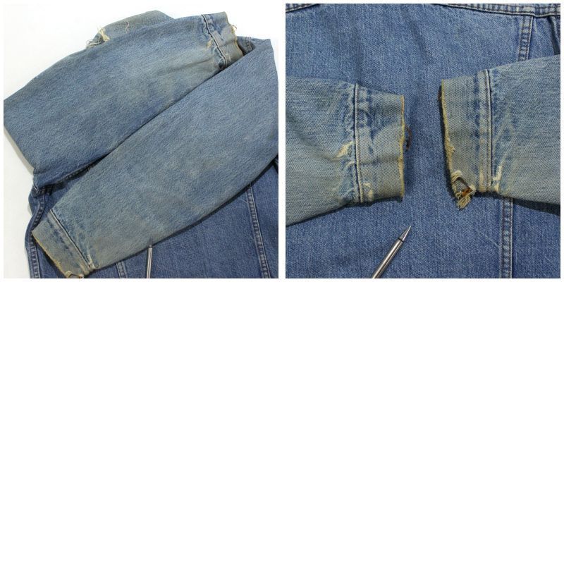 90s vintage Levi's 70506 ボロ デニムジャケット メンズ 表記44サイズ