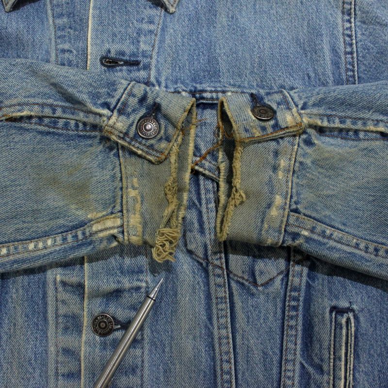 90s vintage Levi's 70506 ボロ デニムジャケット メンズ 表記44サイズ