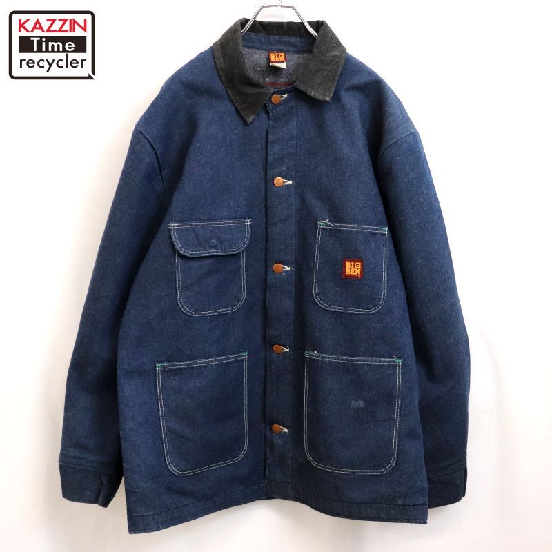 80s USA製 vintage BIGBEN 裏地ブランケット カバーオール メンズ 表記