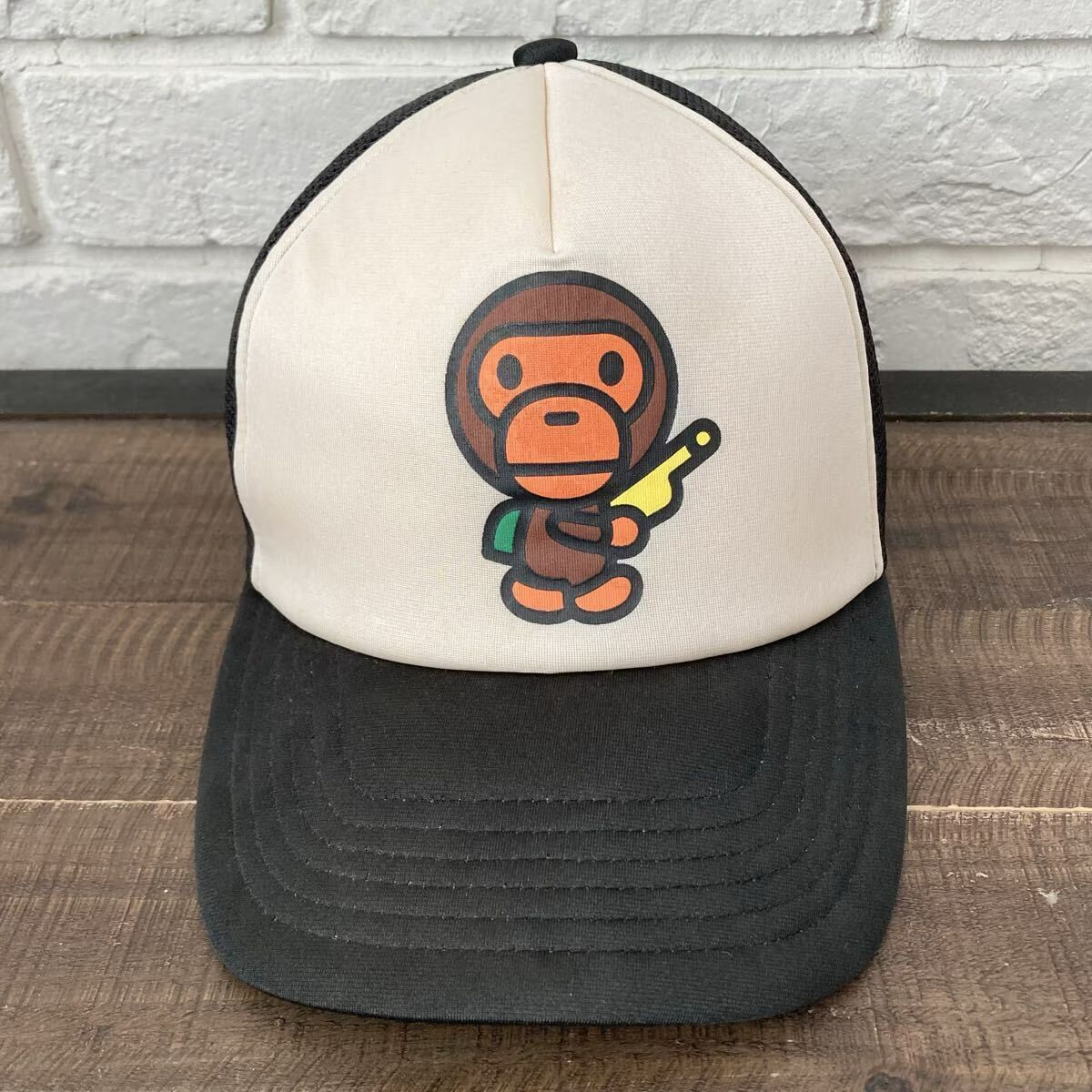 ☆初期☆ ソルジャー マイロ メッシュ キャップ a bathing ape BAPE 