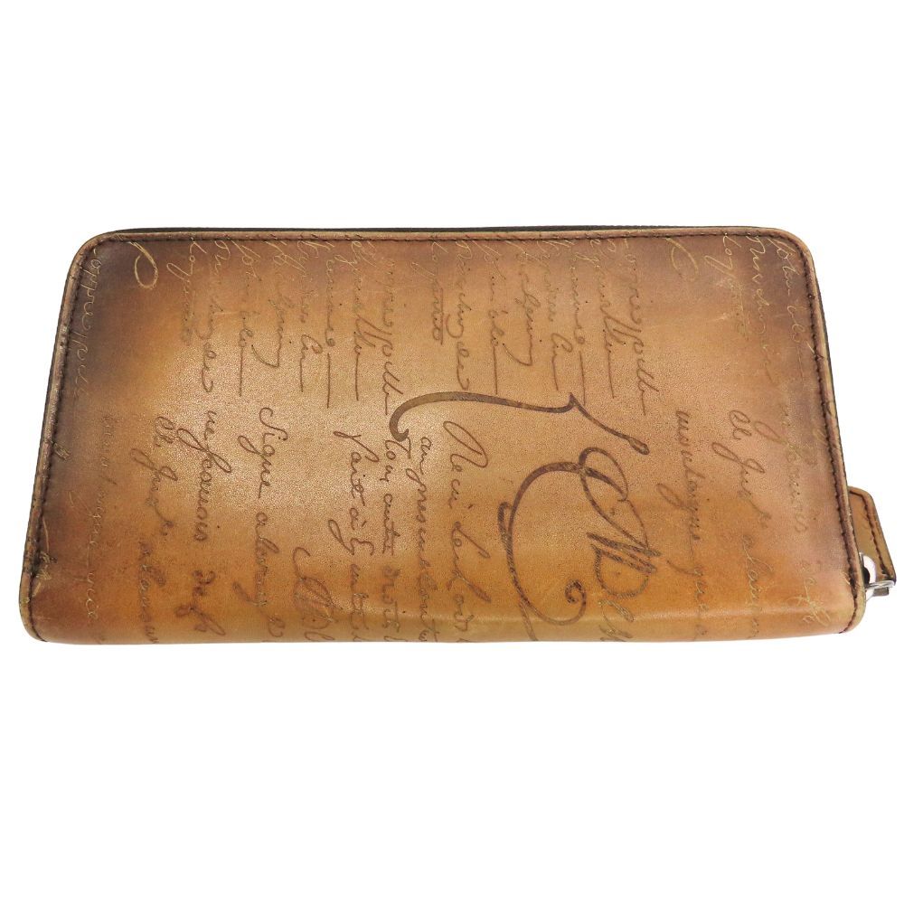 中古】BERLUTI ベルルッティ イタウバ カーフレザー スクリットレザー
