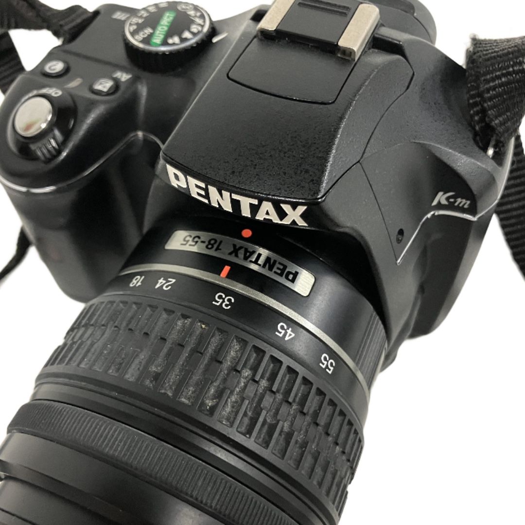 PENTAX K-m デジタルカメラ 18-55mmレンズ付き　ジャンク品 PENTAX K-m デジタルカメラ 18-55mmレンズ付き ジャンク品 PENTAX K-m
