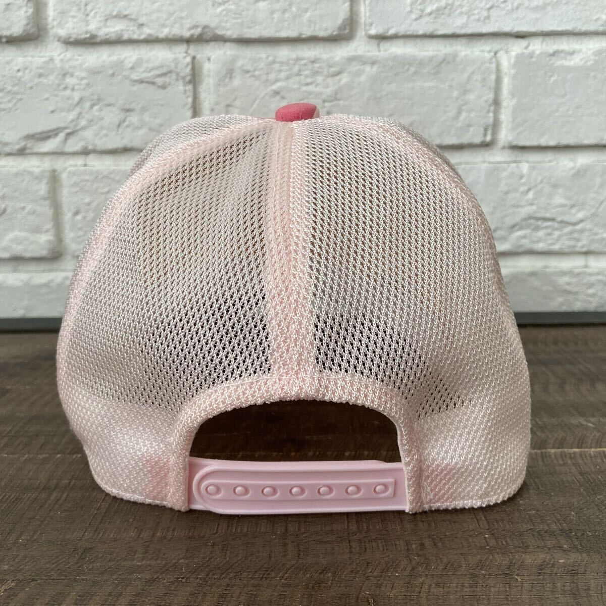 お昼寝 LISA ABC CAMO PINK メッシュキャップ a bathing ape BAPE APEE