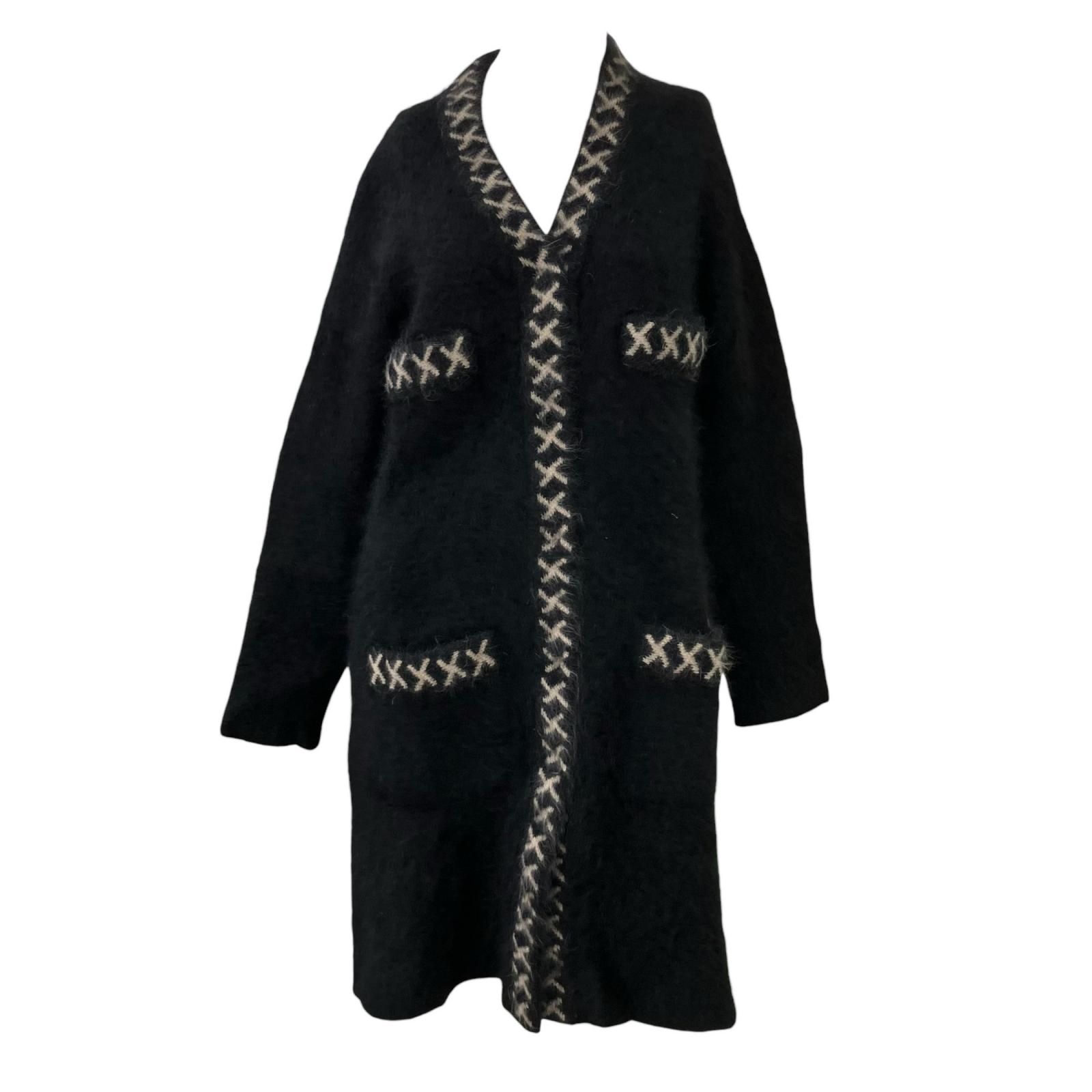 186005 Emporio Armani エンポリオ・アルマーニ ロングニットコート 40