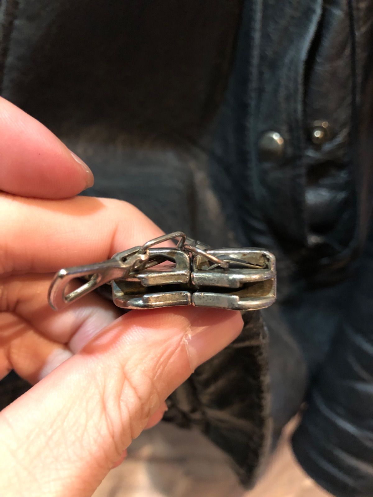 60~80年代 フランス軍 パイロットジャケット パイロットレザー 