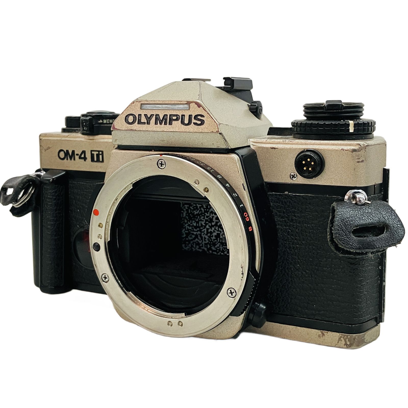 OLYMPUS OM-4 Ti 一眼レフカメラ　チタン オリンパス（OLYMPUS） 【中古】OLYMPUS OM-4Ti チタンカラー フィルム