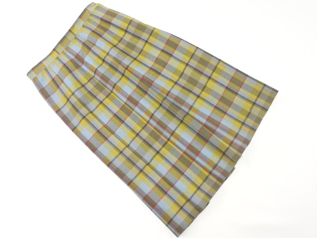 MADEMOISELLE NONNON マドモアゼルノンノン ウール100% チェック