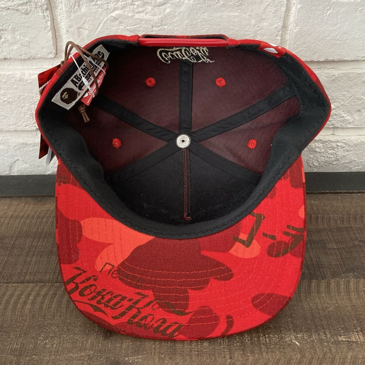 ☆新品☆ Coca Cola × BAPE CAMO スナップバック キャップ a bathing