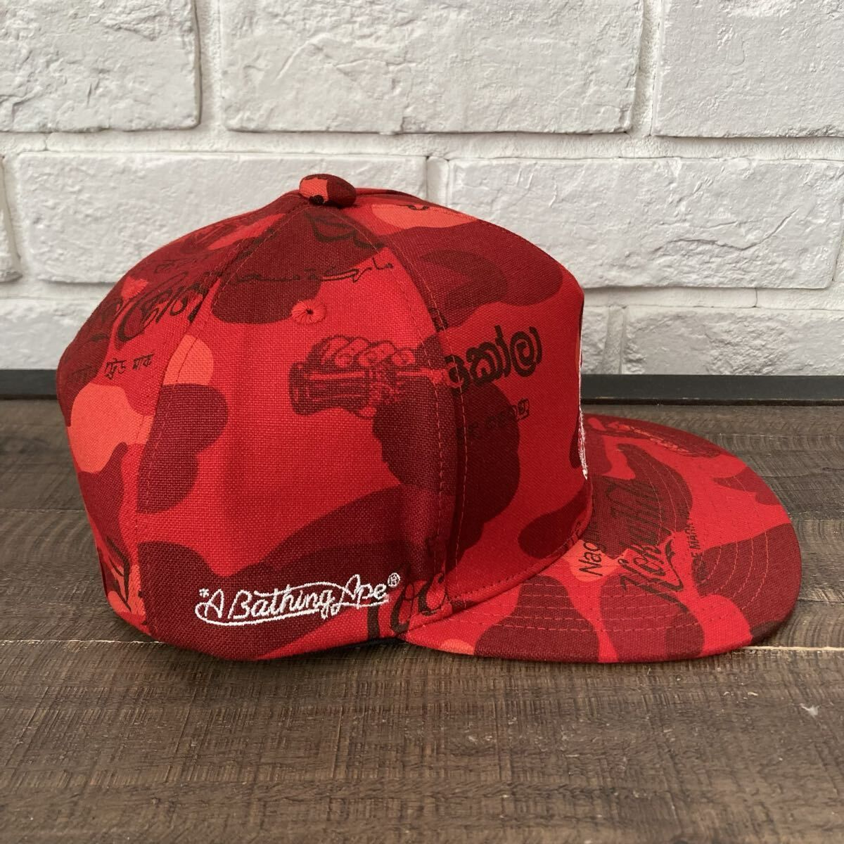 ☆新品☆ Coca Cola × BAPE CAMO スナップバック キャップ a bathing