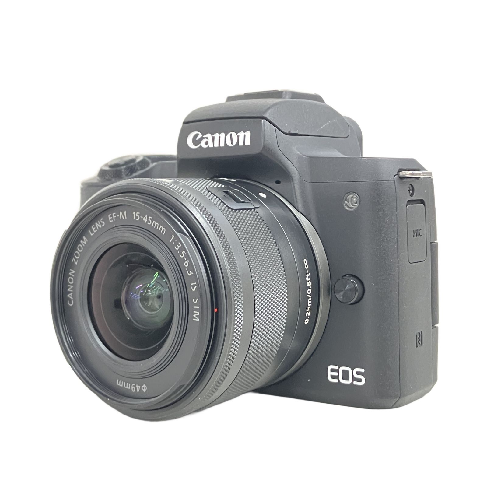 Canon EOS Kiss M ダブルズームキット EF-M 15-45mm 3.5-6.3 EF-M 55