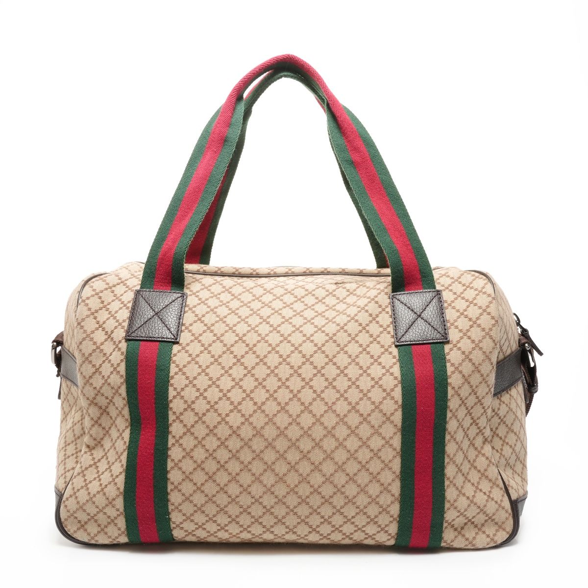 GUCCI グッチ ボストンバッグ ディアマンテ キャンバス シェリーライン