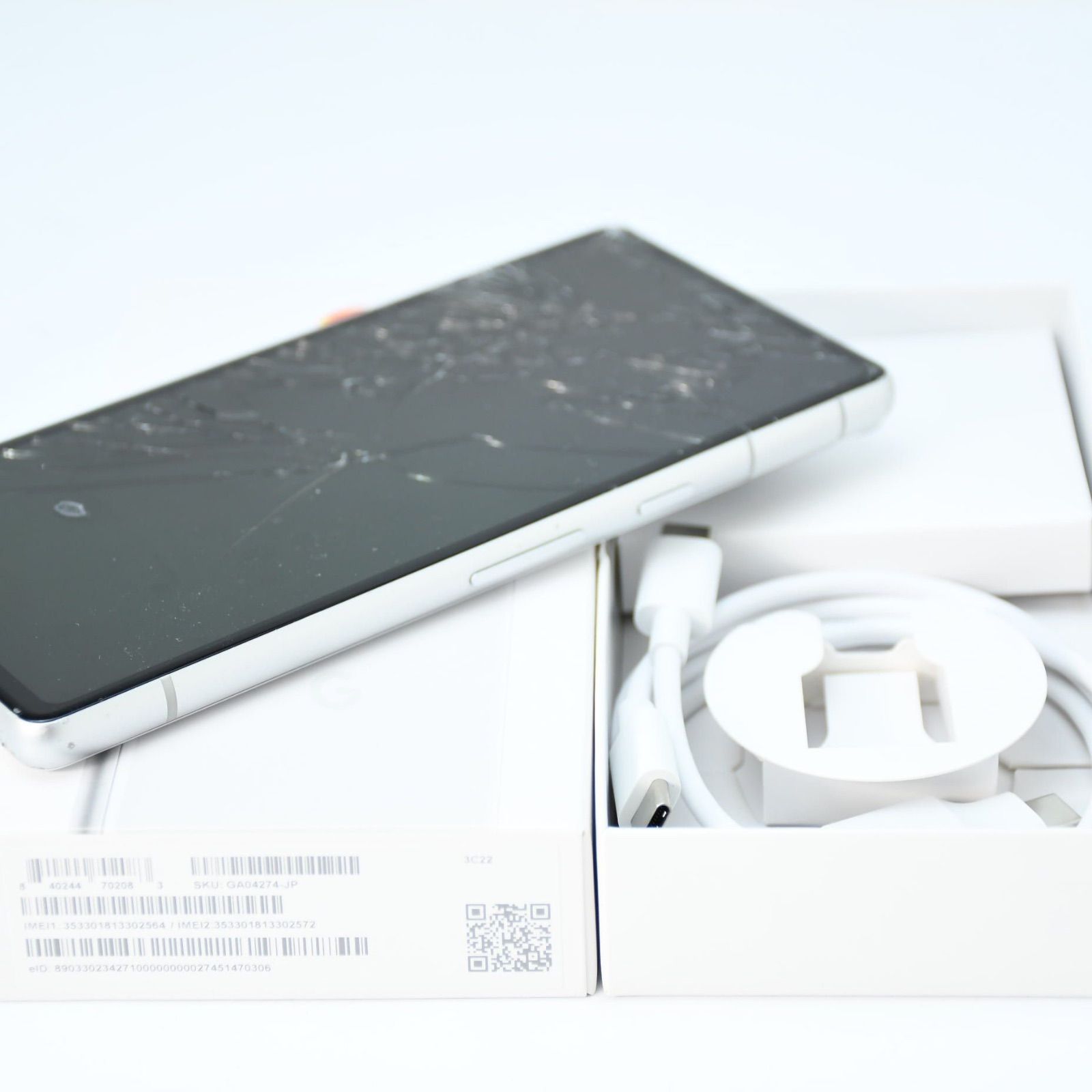 ジャンク】SIMフリー Google Pixel 7a 128GB スノー - メルカリ