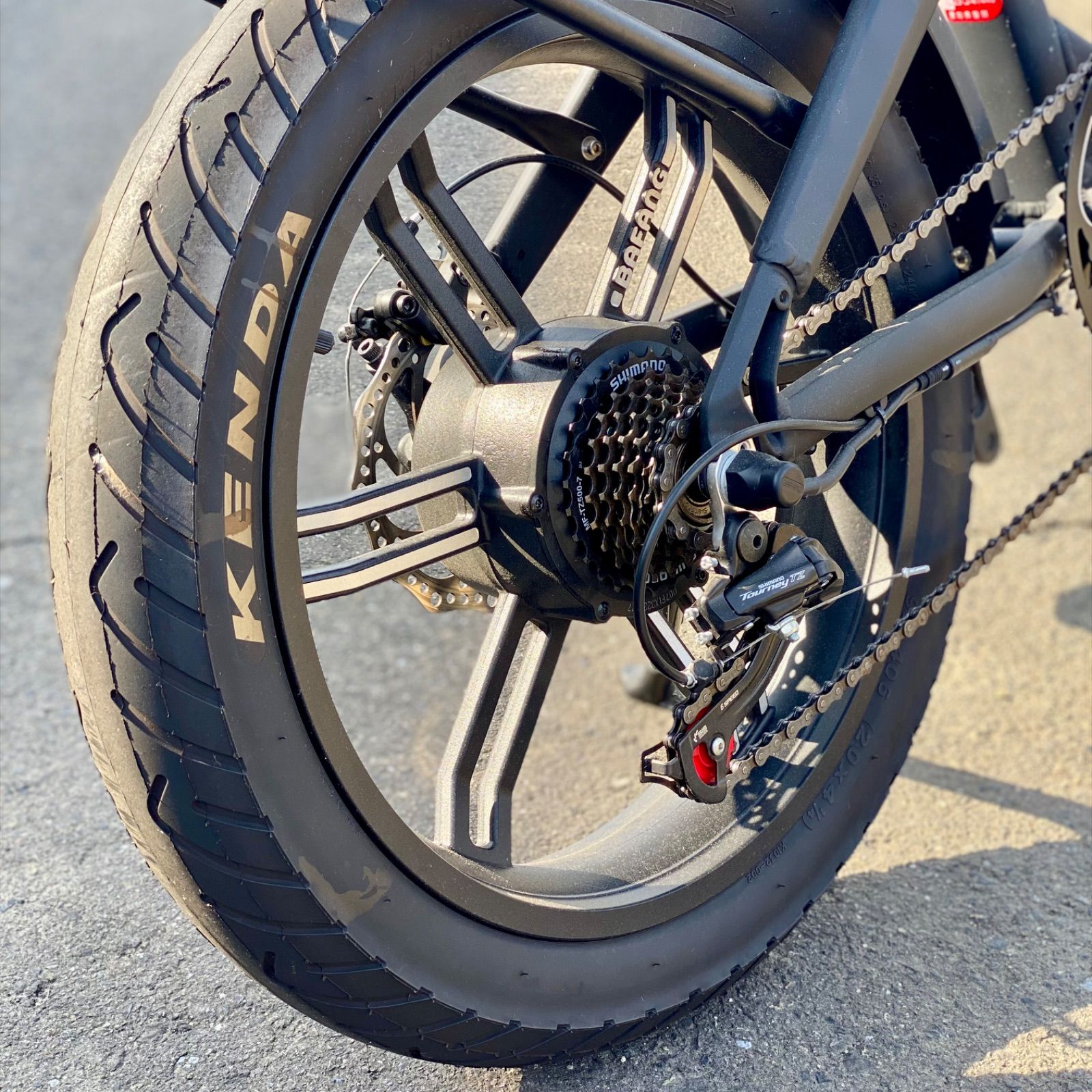 手渡し】ROCKA FLAME 20インチ 電動アシスト自転車 折り畳み ファット