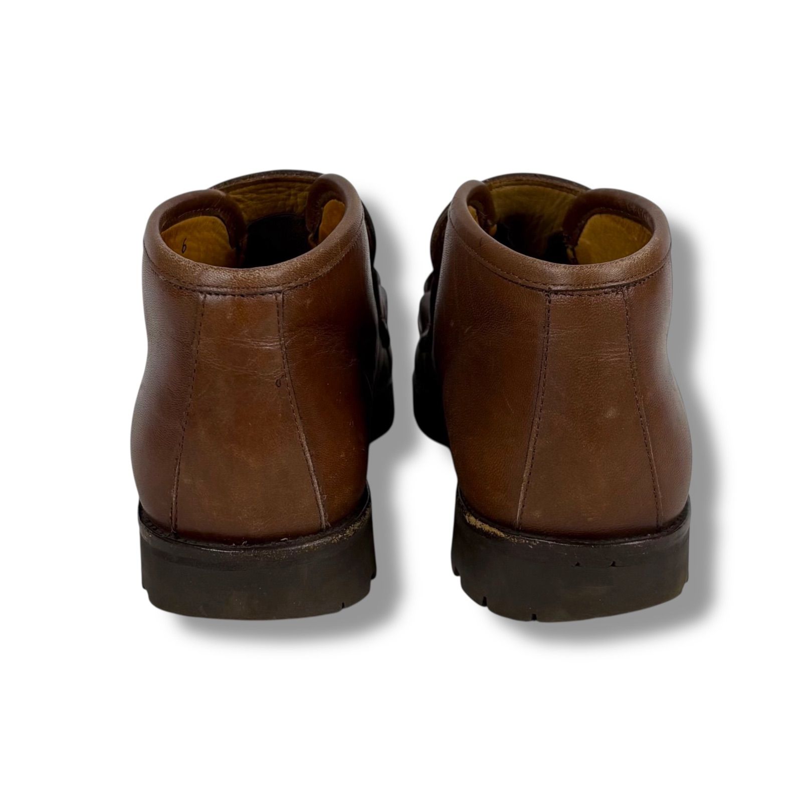 グッチ GUCCI ホースビット ショートブーツ ローファー ブラウン