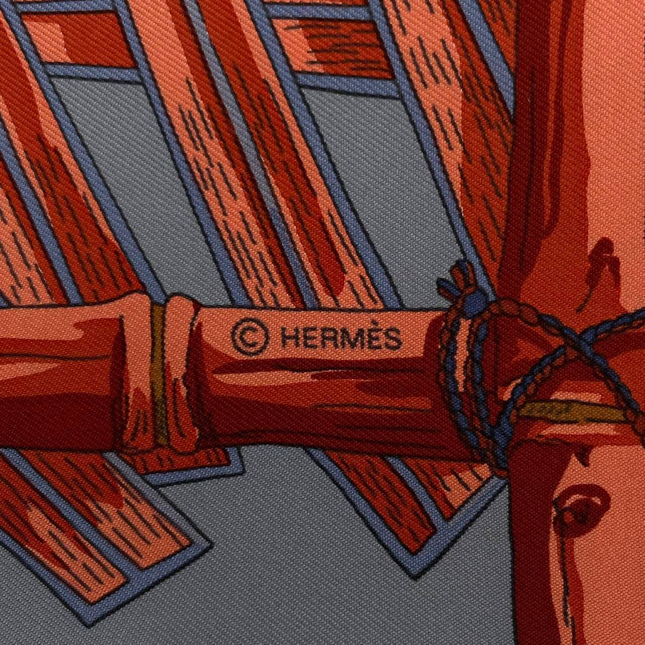 未使用品 HERMES エルメス スカーフ シルク カレ90 Mythes et