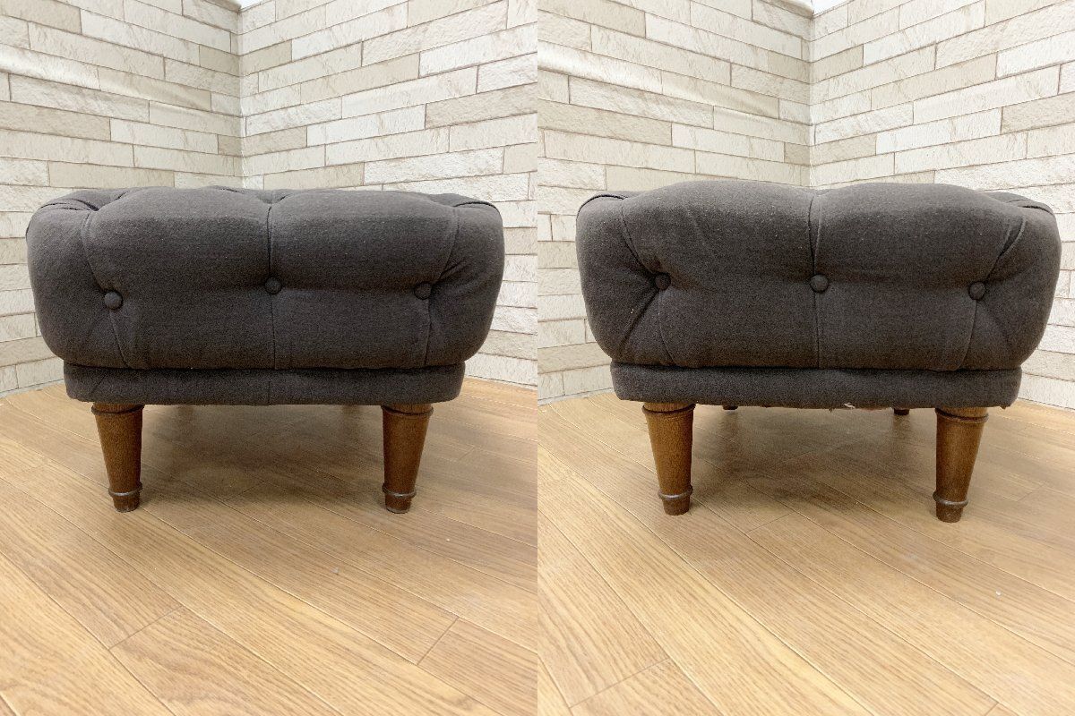 maruni マルニ木工 ベルサイユシリーズ グレース スツール オットマン ◇マルニ木工 maruni ベルサイユシリーズ オットマン 腰掛 グレー