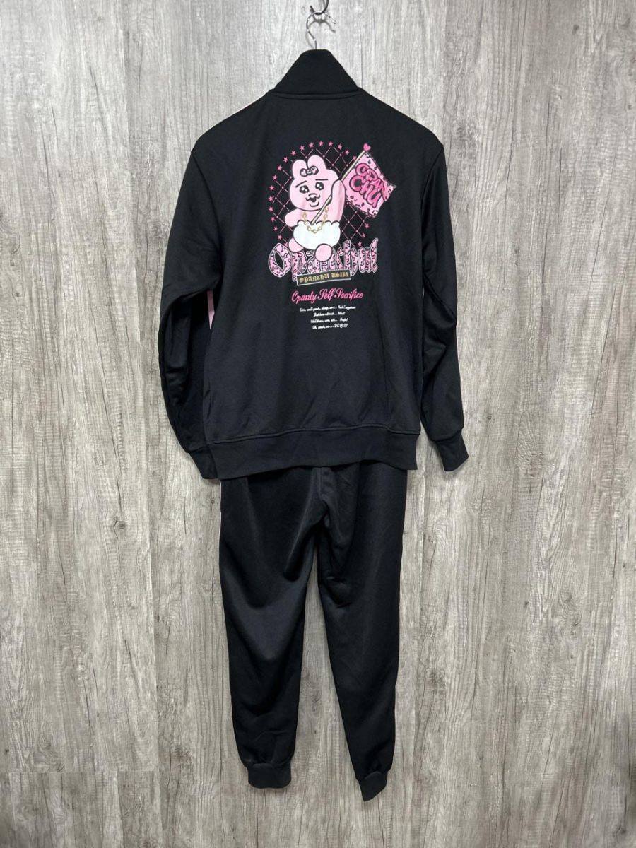 おぱんちゅうさぎ プリント サイドライン ロゴ ジャージ上下