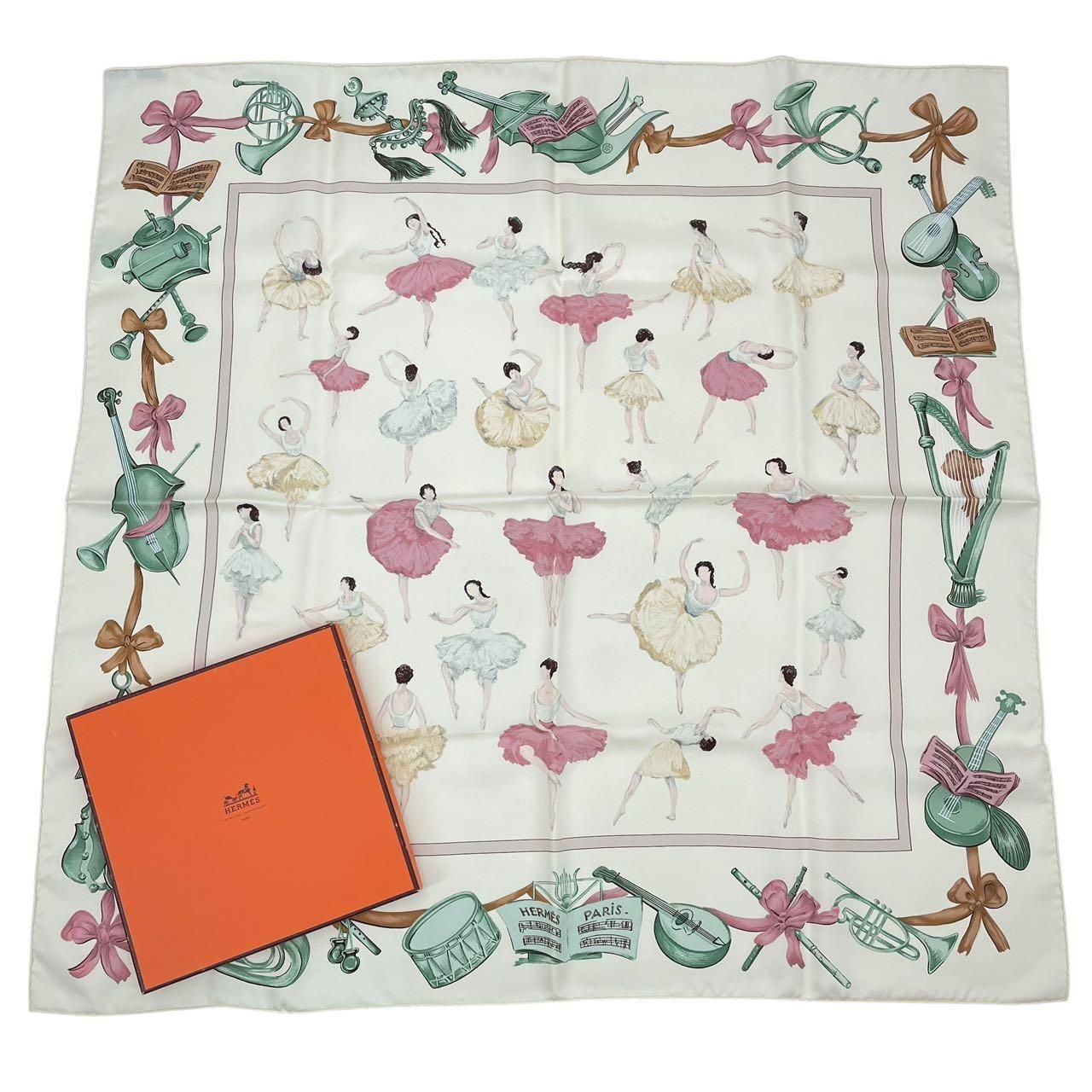 レア 希少 美品 HERMES エルメス カレ90 La Dance バレエの踊り子