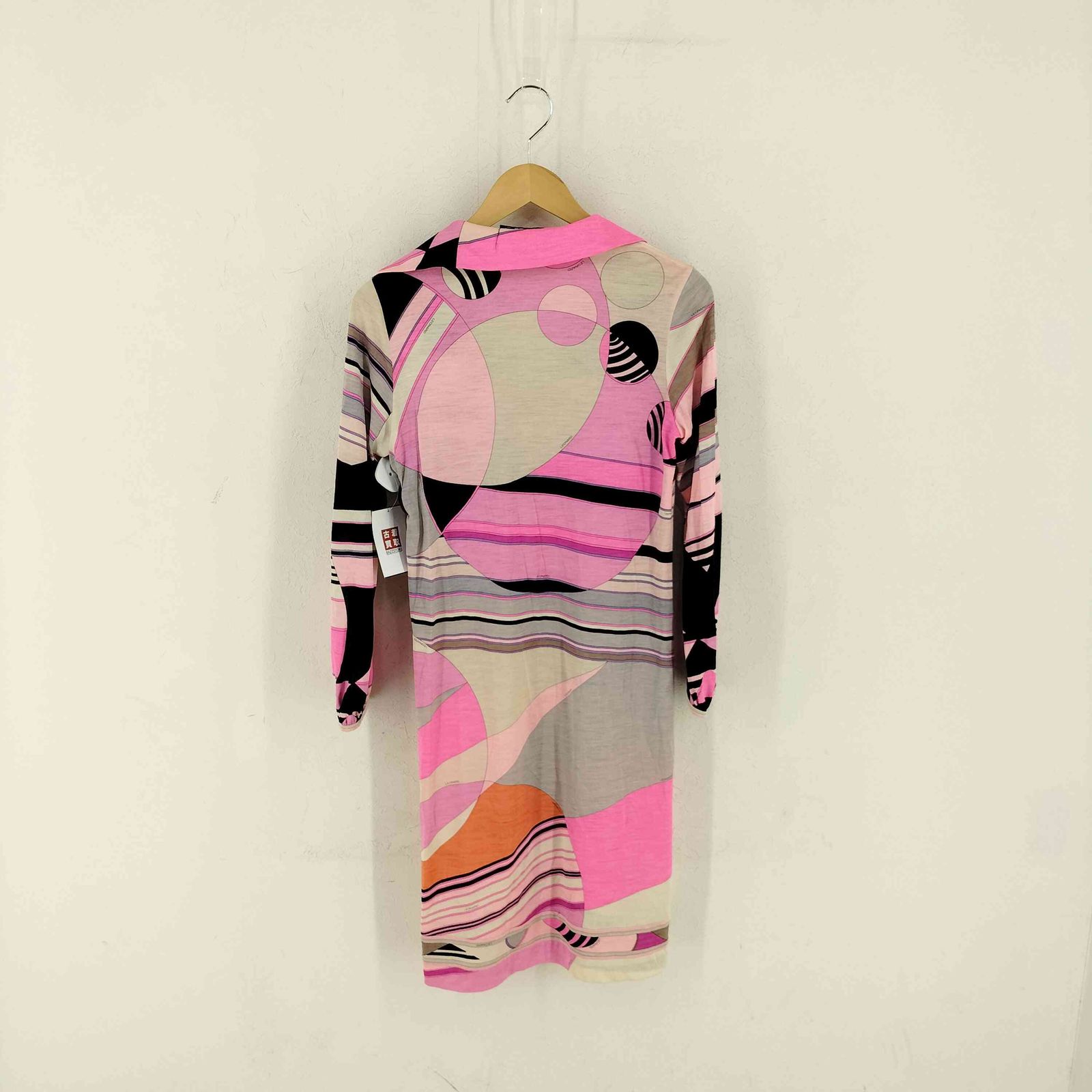 レオナール LEONARD ウールコットン 総柄ワンピース レディース JPN：M