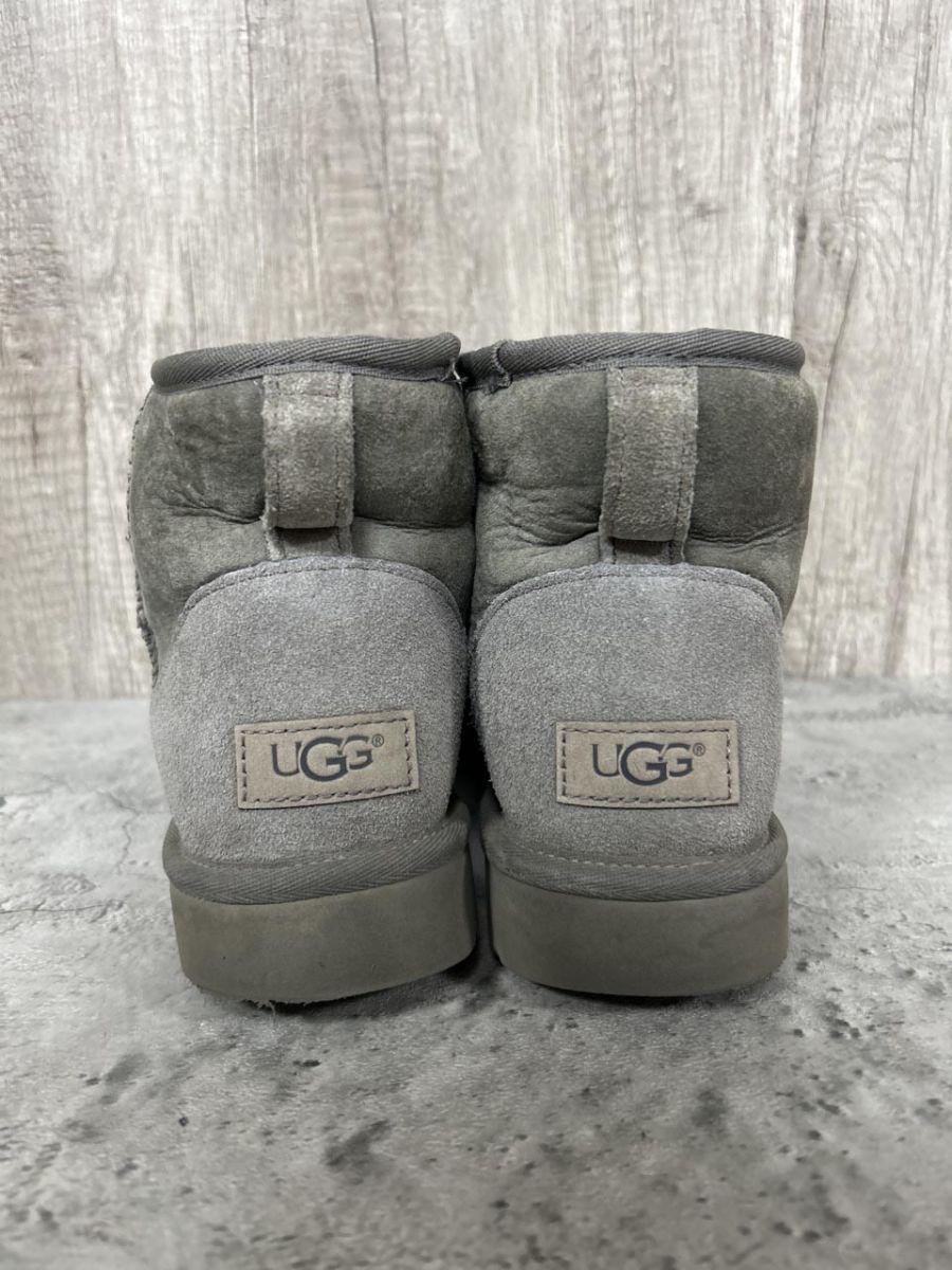 UGG アグ クラシックミニⅡ ムートン ブーツ size24/グレー