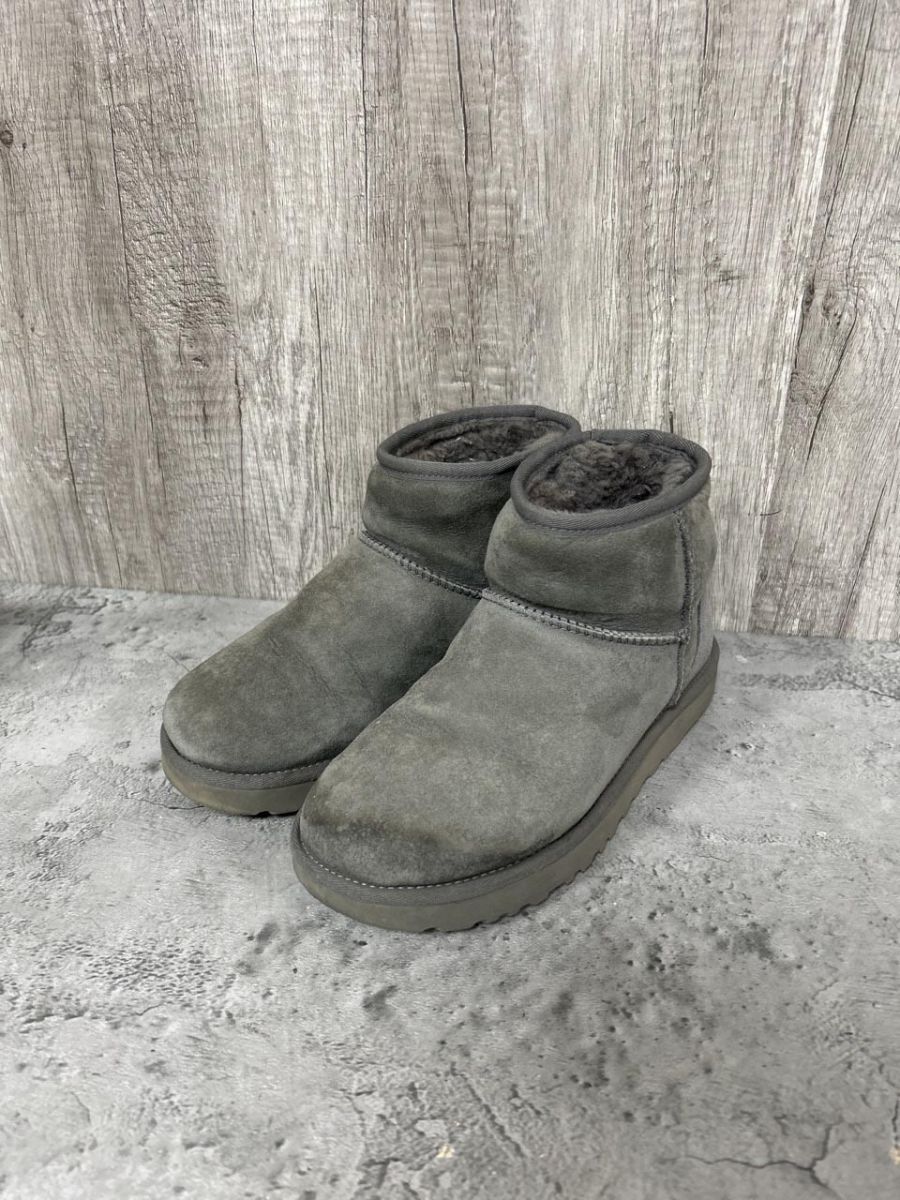 UGG アグ クラシックミニⅡ ムートン ブーツ size24/グレー