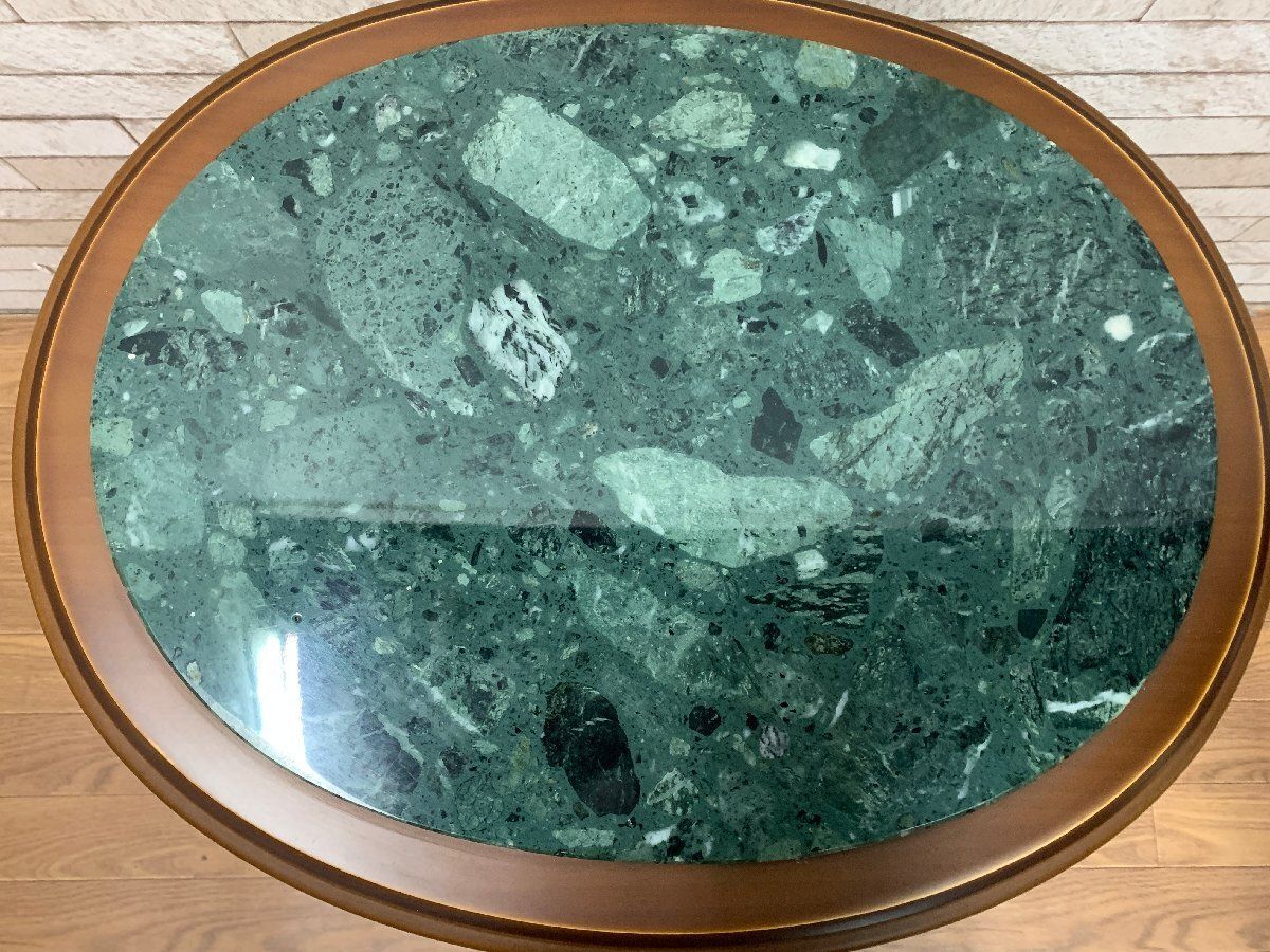 □大理石天板 サイドテーブル イタリアンクラシック コンソール ロココ