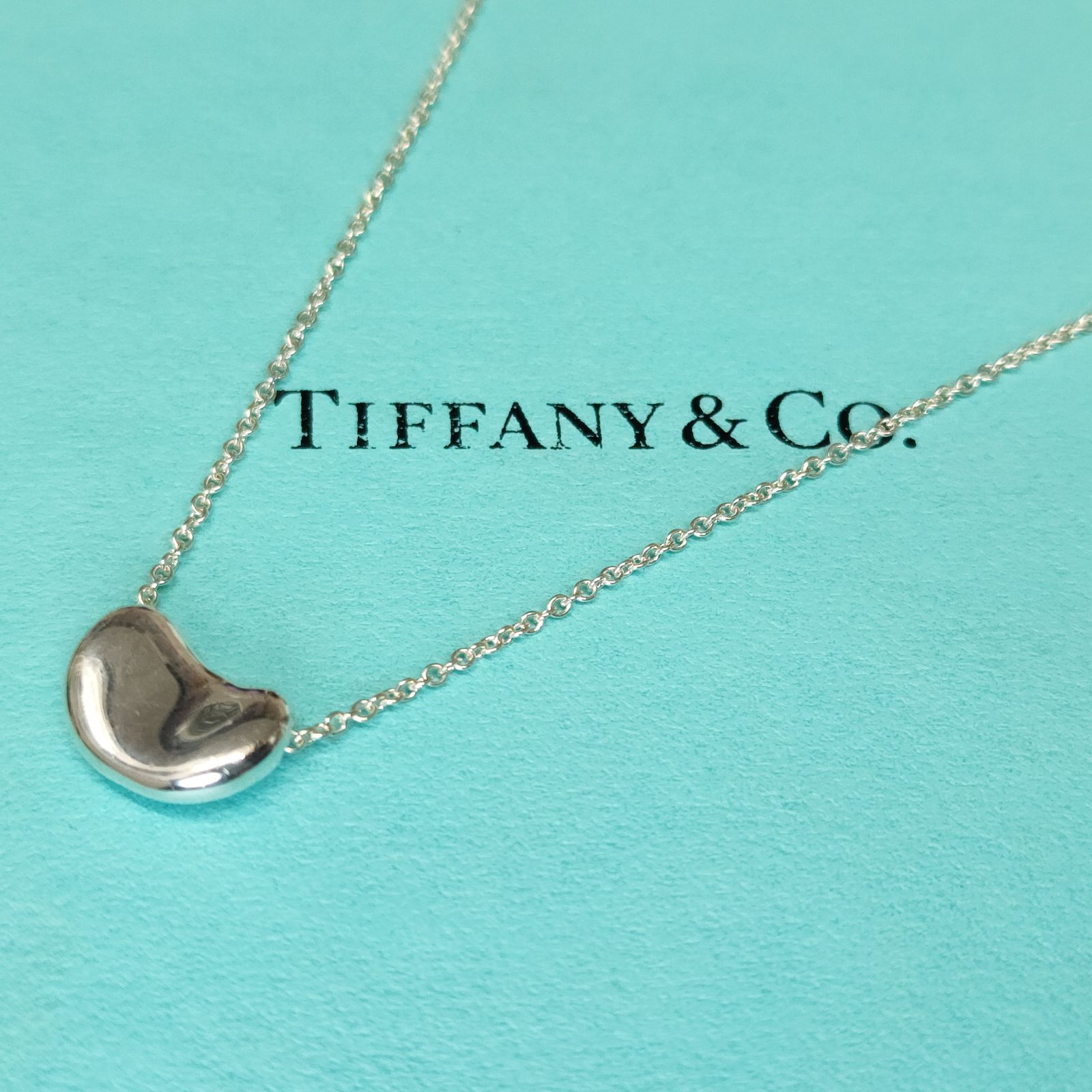 ティファニー ビーン ミニ ネックレス 925 シルバー エルサペレッティ TIFFANY&Co.（ティファニー） ネックレス ビーンズ エルサペレッティ