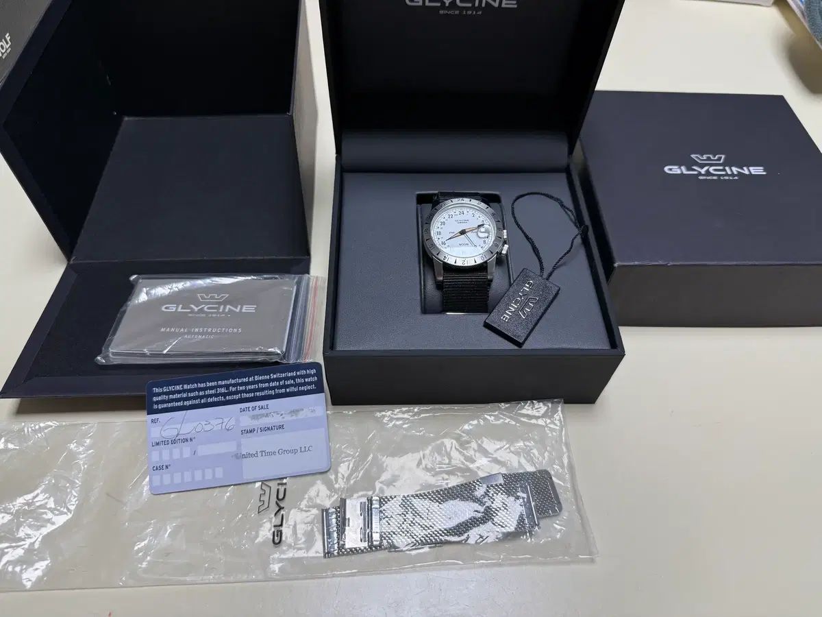 GLYCINE エアマン ヴィンテージ 白文字盤 40mm