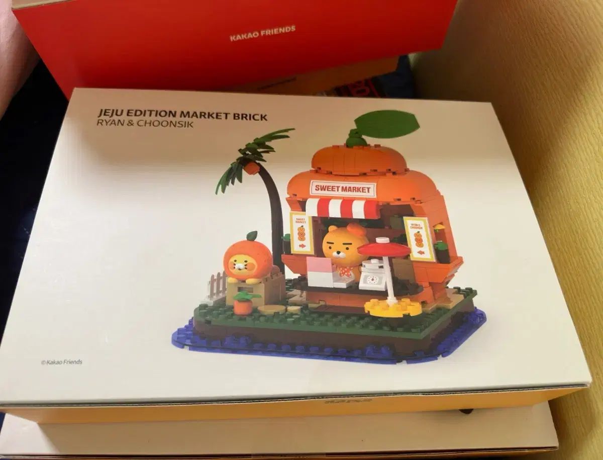 カカオ チェジュ 柑橘マーケット ブリックフィギュア