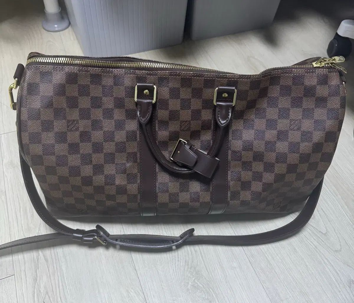 ルイヴィトン キーポル45 ダミエ ボストンバッグ - メルカリ