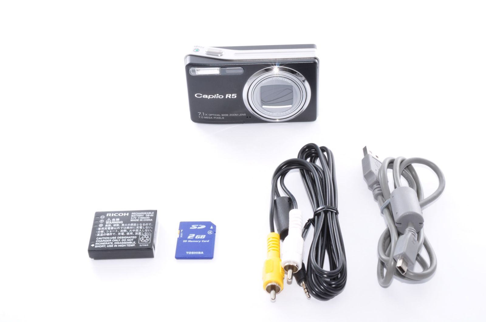 RICOH Caplio R5 DIGITAL Camera ブラック デジカメ デジタルカメラ