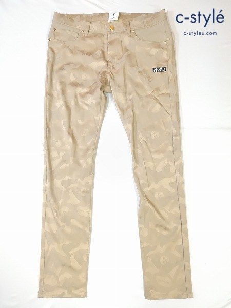 R379 [人気] MARK&LONA マーク&ロナ パンツ 52 ゴールド系 MLM-2A-AT03