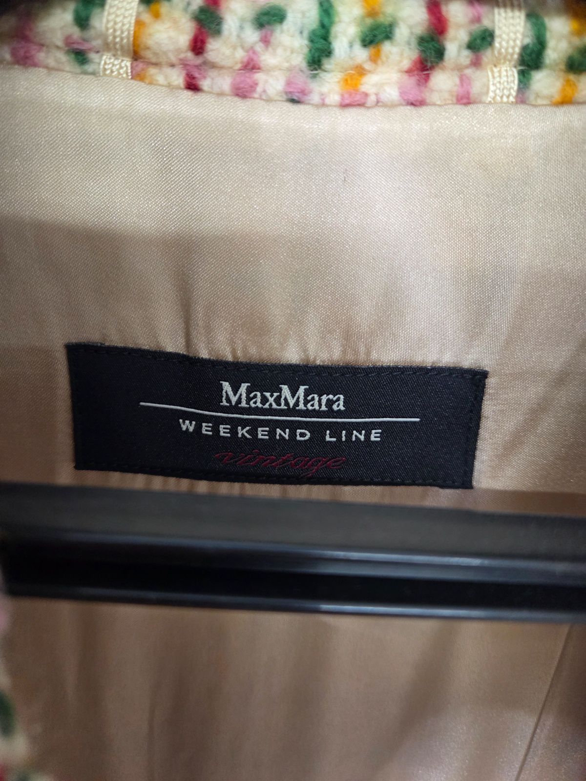 Max Mara Weekend Line Vintage Tweed Coat マックスマーラ