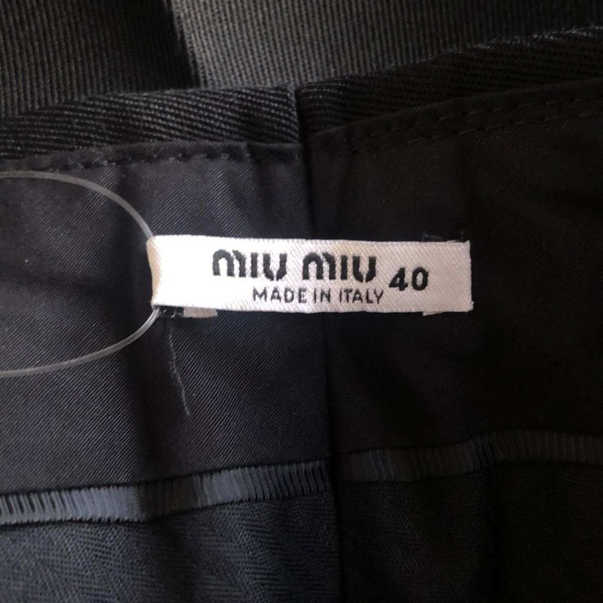 miumiu(ミュウミュウ) パンツ サイズ40 M レディース - 黒 フル  